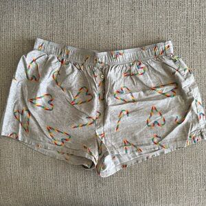 Victoria's Secret Gray Candy Cane Women's Shorts